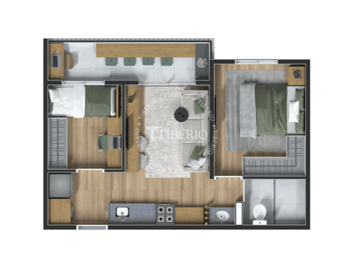 Metrpolitan Consolação - Tibério Apartamento na Consolação