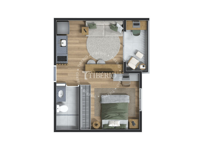 Metrpolitan Consolação - Tibério Apartamento na Consolação