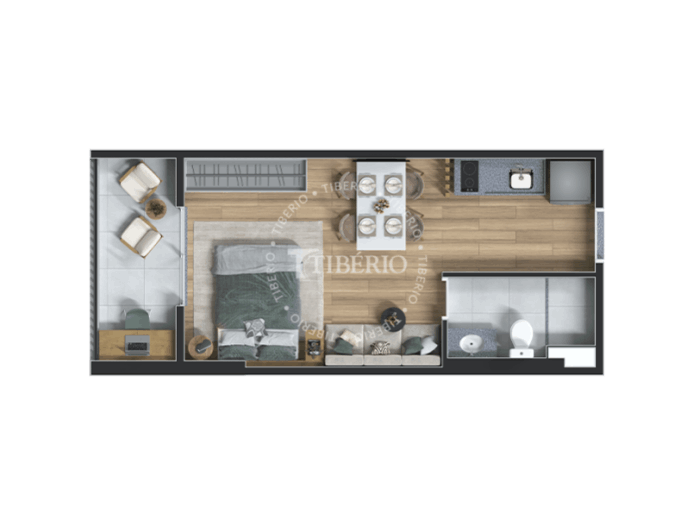 Metrpolitan Consolação - Tibério Apartamento na Consolação