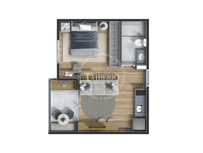 Metrpolitan Consolação - Tibério Apartamento na Consolação