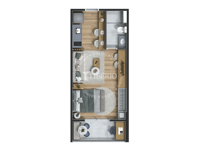 Metrpolitan Consolação - Tibério Apartamento na Consolação