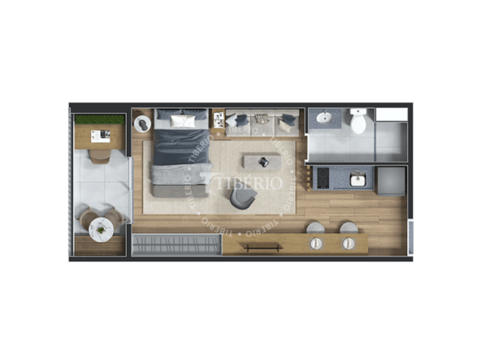 Metrpolitan Consolação - Tibério Apartamento na Consolação
