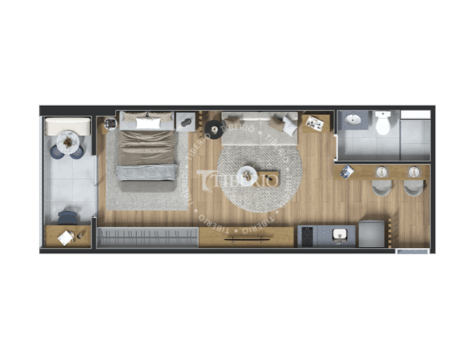 Metrpolitan Consolação - Tibério Apartamento na Consolação